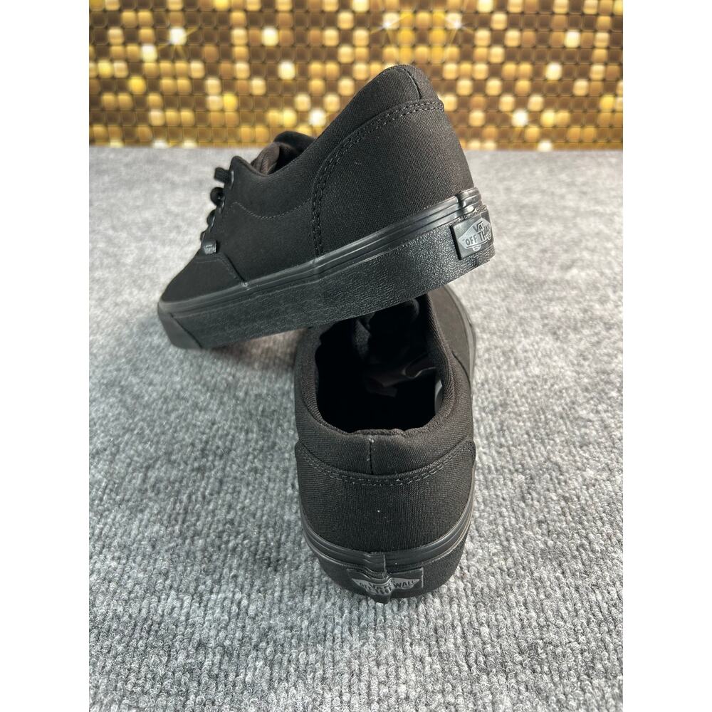 Vans Doheny Blackout Canvas Sneakers Women's Size 9.5 All Black Lace Up Shoes - Picture 2 of 8